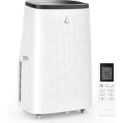 15000 BTU Portable Air Conditioner, 3-In-1 Ultra-Quiet Cooling, Dehumidifier & Fan for Rooms Up to 800 Sq. Ft.   Remote Control, Sleep Mode, 24H Timer & Windows Kit