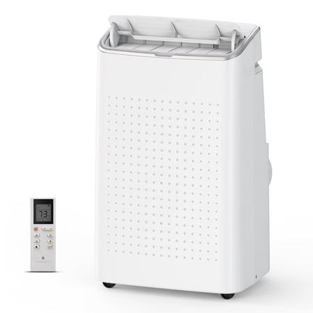 15000 BTU Portable Air Conditioner, 3 Modes Cool, Dehumidifier, Fan, Covers Up to 850 sq. ft, Ultra Quiet Sleep Mode, Energy Efficient 24H Timer, Remote & Window Kit Included, 115V