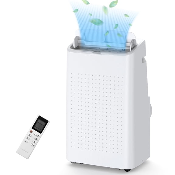 15000 BTU Portable Air Conditioner with Dehumidifier and Fan, Built in Cooling Unit Covers 850 Square Feet, Remote Control and Installation Kit for Bedroom Office Kitchen