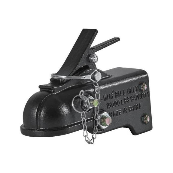 15000 Lbs Adjustable Trailer Coupler 2-5/16" Hitch Ball Coupling Straight Towing Tongue For RV Parts Camper Caravan Trucks ,Heavy-Duty