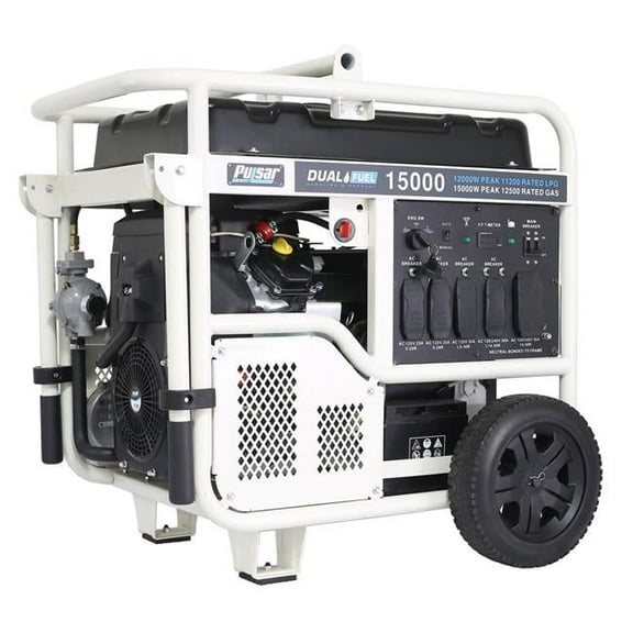 15000-Watt Dual-Fuel Generator with Electric Start & CO Alert
