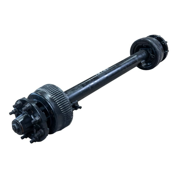 15000 lb Electric Brake Trailer Axle 8 Lug - 15k TK Grease Bath Trailer Axle, 74" Hubface 42" Spring Center / 8x275 Bolt Pattern / 8x275 Bolt Pattern