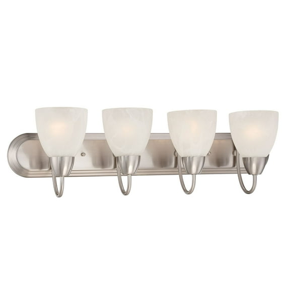 15005-4B-35 Designers Fountain Torino - Four Light Bath Bar-Brushed Nickel Finish