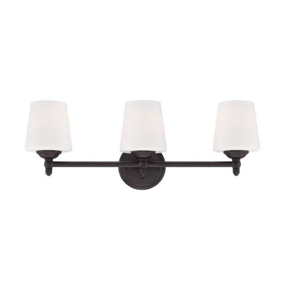 Darcy 3 - Light Oil Rubbed Bronze Dark Brown Wall Sconce