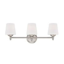 Darcy 3 - Light Brushed Nickel/Silver Wall Sconce