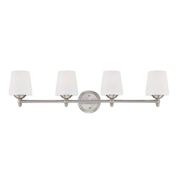 15006-4B-35-Designers Fountain-Darcy - Four Light Bath Bar-Brushed Nickel Finish
