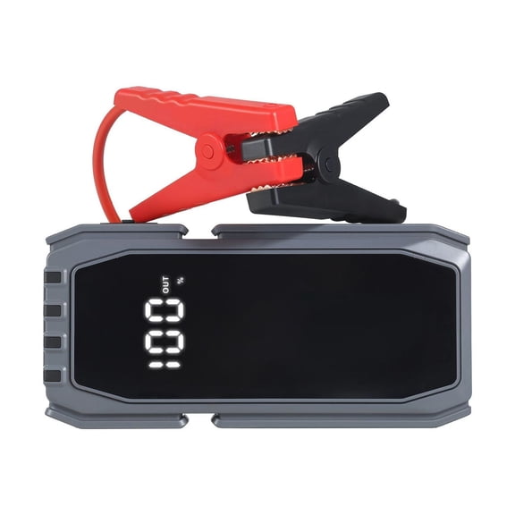 1500A Car Jump Starter, Portable Battery Booster Pack 12V Lithium Jumper, Power Bank with Flashlight, for 6L Gas/4L Diesel Engines