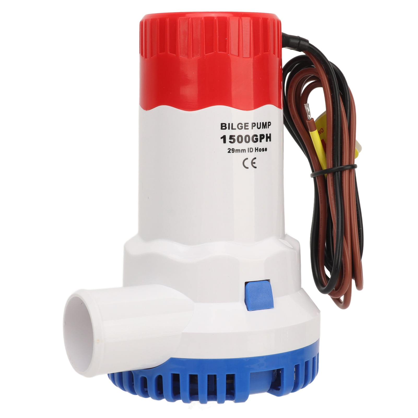 1500GPH Bilge Pump Submersible Boat Bilge Water Pump Marine Micro Bilge