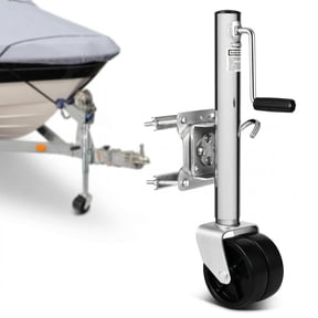 1500LBS Dual-Wheel Heavy Duty Swivel Trailer Tongue Jack, 13 Inch Lift