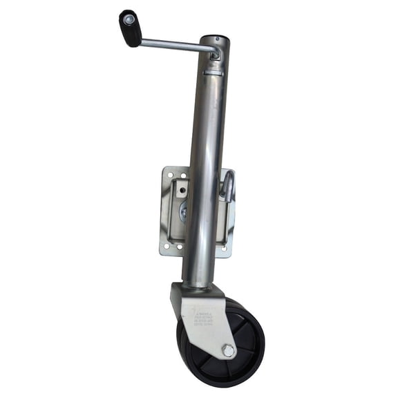 1500LBS Trailer Jack Rv Trailer Yacht Trailer Stand Guide Wheel Jack with 6 Inch Double Wheel