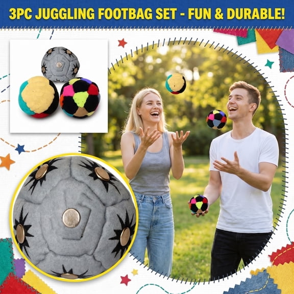 1500PCS Soft Juggling Balls, No Bounce Bean Bag for Indoor Skill Practice, Durable Double Stitched Hacky Sack Ball for Hand Eye Coordination and Focus Training