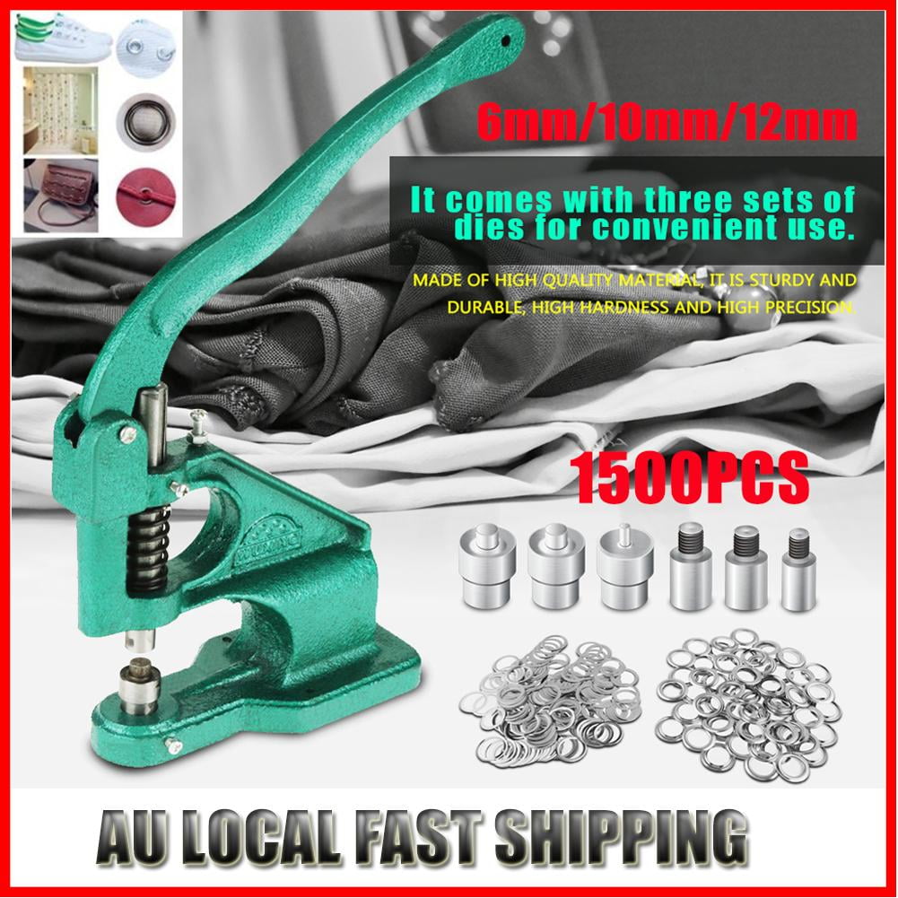 3/16 Inch Grommet Tool Kit Grommet Eyelet Plier Set Eyelet Hole Punch Pliers Grommet Hand Press Pliers With 200 Pieces Of Grommets Eyelets For Shoes Clothes Bags Craft Supplies | Buy Now