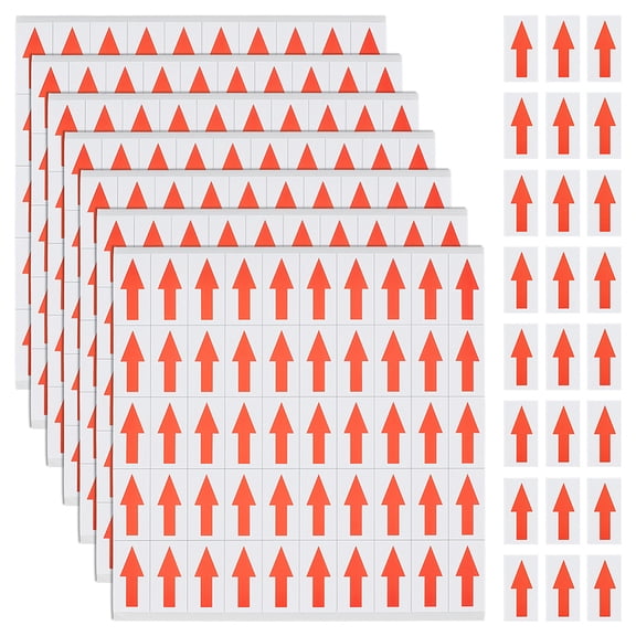 1500Pcs Red Small Arrow Stickers 1.60.8 Inch Small Arrow Sticker Label Self Adhesive Red Arrow Labels Stickers