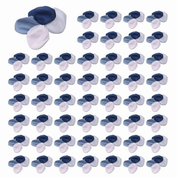 1500Pcs Silk Rose Petals Dusty Blue Navy Flower Petals for Wedding Flower Girl Basket Aisle Scatter Dinner Table