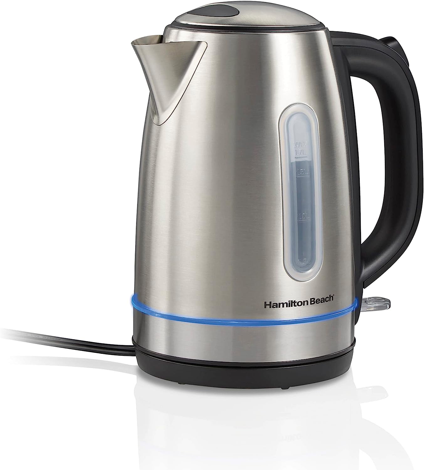 1500W 1.7L Electric Kettle & 2 Slice Toaster with Extra-Wide Slots, Bagel Setting & Auto Shutoff