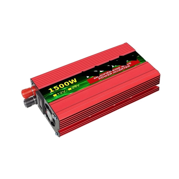 1500W/2000W/2600W DC 12V To AC 220 Portable Car Power Inverter Charger Converter Adapter Universal Auto Accessories - Safe & Quiet