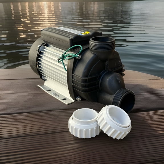 1500W 2HP 110V Hot Tub Pump, 7142 GPH Whirlpool Bath Tub SPA Water Pump with Air Switch, High Power for Above Ground Pools, Spas, Jet Tubs, Water Circulation