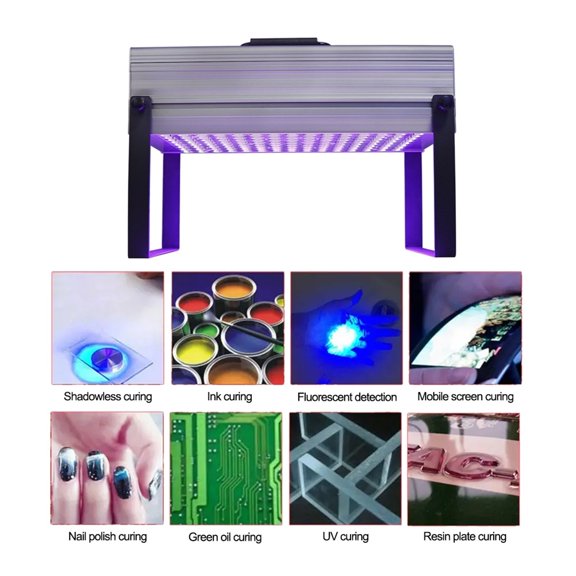 1500W 365NM 395NM Portable UV Curing Lamp Ink Varnish Paint UV Adhesive Silk Screen Oil 3D Printing PCB Board Fast Dry OCA ,High Efficiency