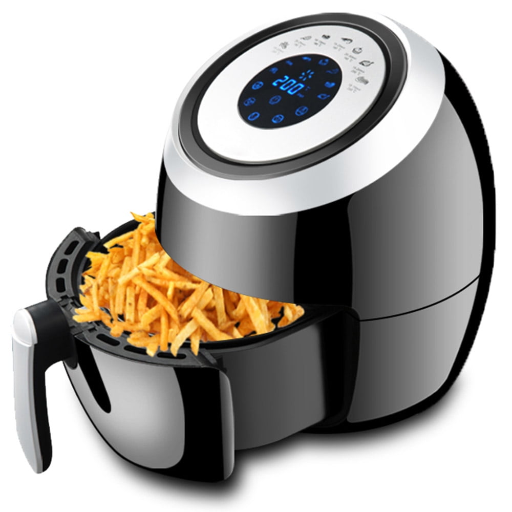 Deco Chef XL 14.5 Cup 3.7 qt Digital Air Fryer Cooker with 7 Smart Programs, Healthy Oil Free Cooking, LED Touch Screen, Non-Stick Coated Basket.