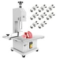 thumbnail image 1 of 1500W Commercial Bandsaw Machine Commercial Electric Meat Bandsaw for Butchering, 0.04-3.9 Inch Cutting Thickness, Electric Meat Bone Saw Machine for Cutting Rib, Frozen Meat, 1 of 8