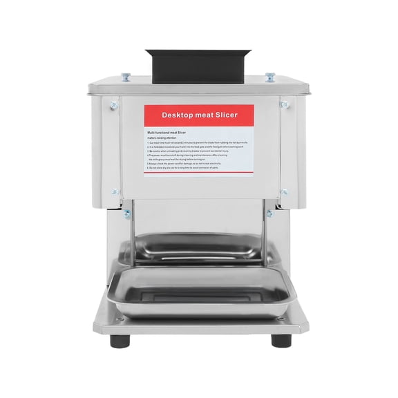 1500W Commercial Meat Slicer Cutter for Pork Beef Fish 0.2in Thick