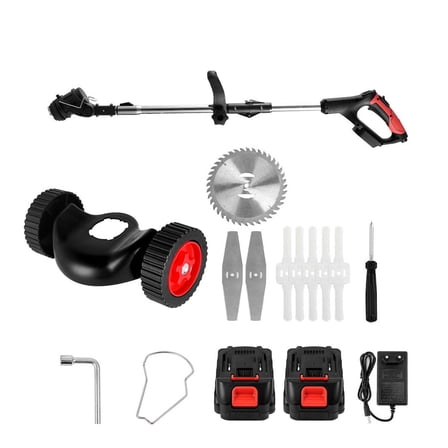 1500W Cordless Electric Lawn Mower Length Adjustable Cutter Household Garden Tools Power Tool ,2 IN 1 Trimmer & Edger
