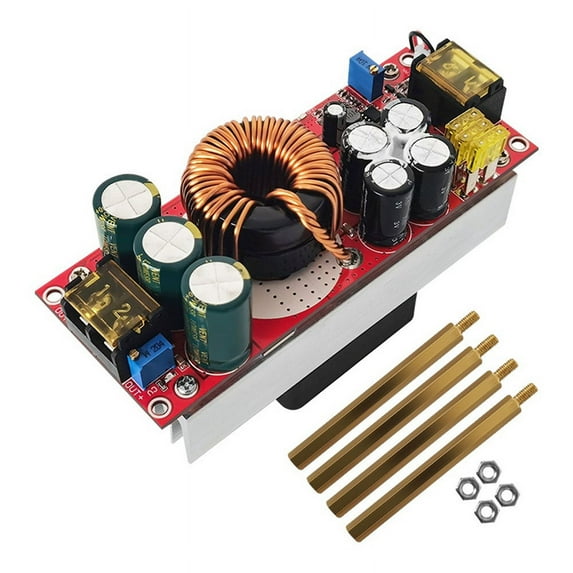 1500W DC-DC Boost Module 12-48V to 24-72V 30A Adjustable Constant Voltage and Current Electric Car Power Supply Module