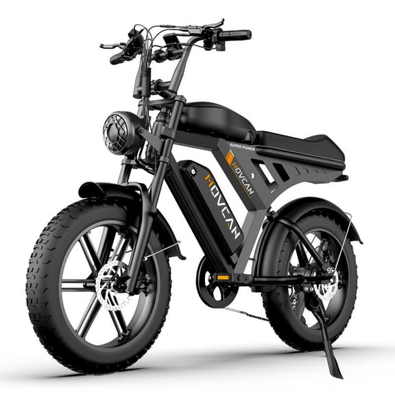 1500W Dual Battery Movcan V30Max Electric Bike for Adults, 20" Fat Tire Off-Road Ebike, 48V 31.2Ah 120 Miles range,32MPH Max speed Hydraulic Brake Shimano 7-Speed UL2849