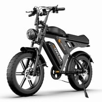 1500W Dual Battery Movcan V30Max Electric Bike for Adults, 20" Fat Tire Off-Road Ebike, 48V 31.2Ah 120 Miles range,32MPH Max speed Hydraulic Brake Shimano 7-Speed UL2849