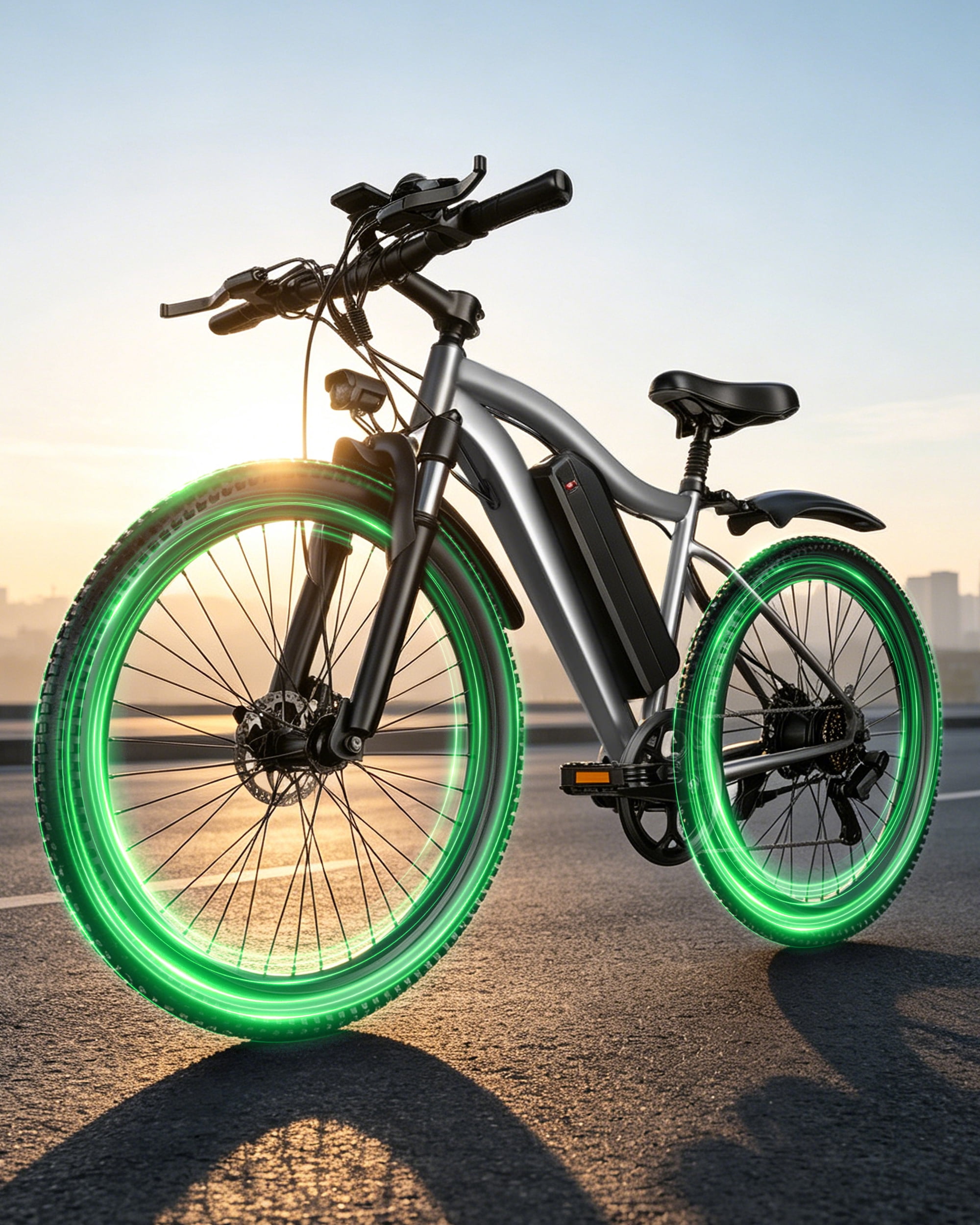 1000W Electric Bike,Moped Ebike 25mph, 36V 13Ah Battery 45 Miles Range Dual Shock & Disc Brakes,Electric Dirt Bike Fat Tires,7 Speed LCD Display,Adults Electric Bike for Mountains