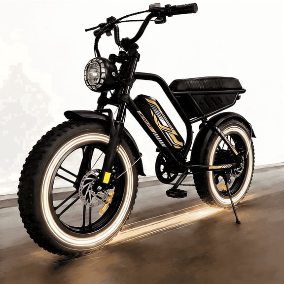 TltZeen 1500W Electric Bike for Adults,40mph 48V 15.6AH 20" Fat Tire Electric Bicycle NFC Touch Unlock Full Suspension Moutain Ebike, UL2849
