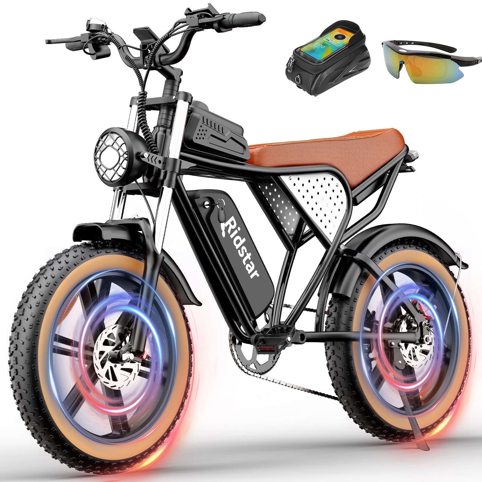 ENGWE M20 20 Fat Tire Off-road Electric Bike 750W Motor 48V 13Ah Batt – _GleeRide