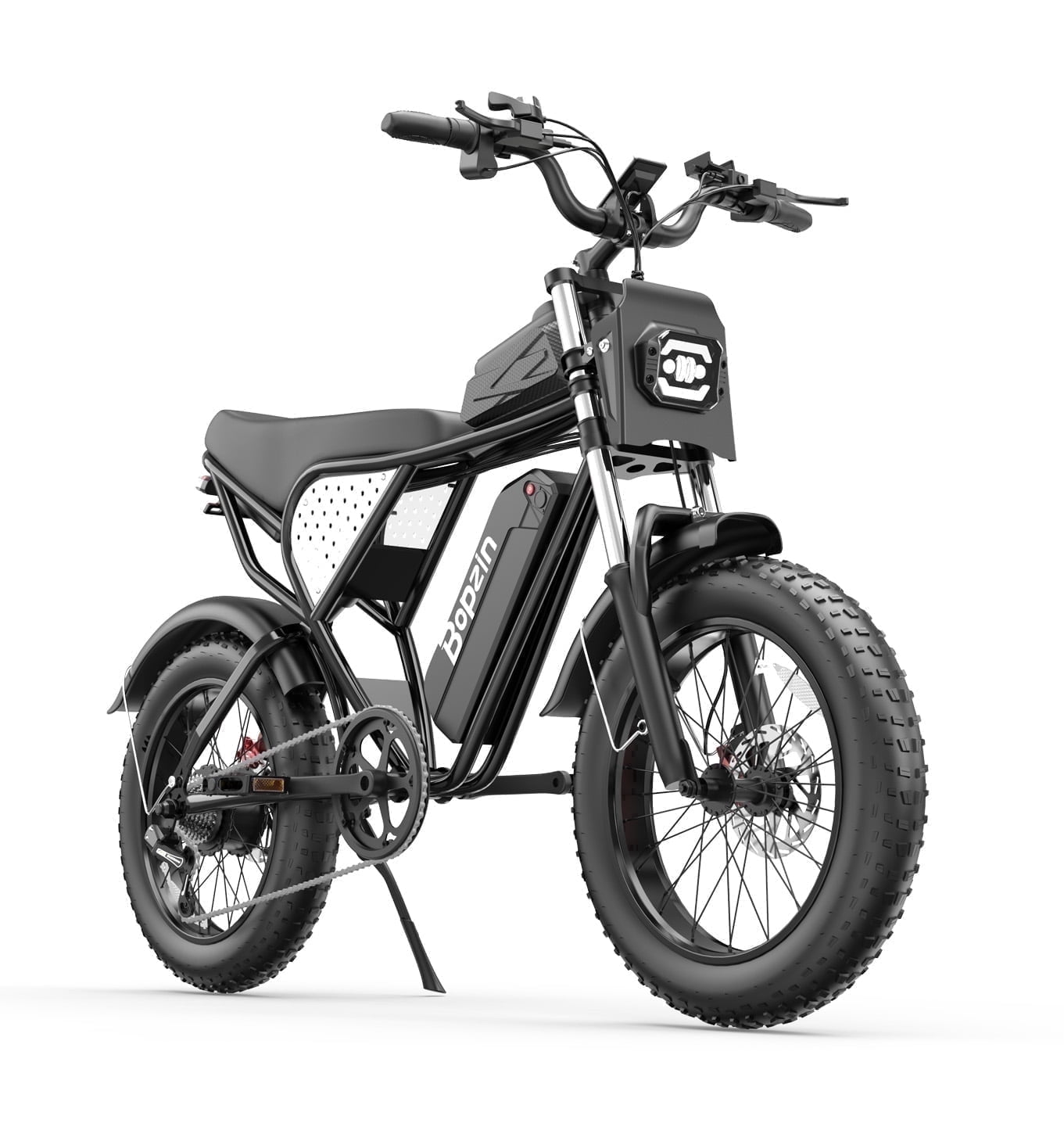 Bopzin 1500W Electric Bike for Adults, with 48V 20AH Removable Battery, 20" Fat Tire Off-Road Mountain Bike, UL2849