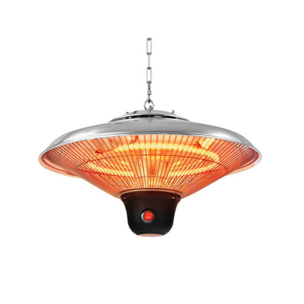 1500W Electric Hanging Ceiling Mounted Infrared Heater with Remote  Control-White - Walmart.com