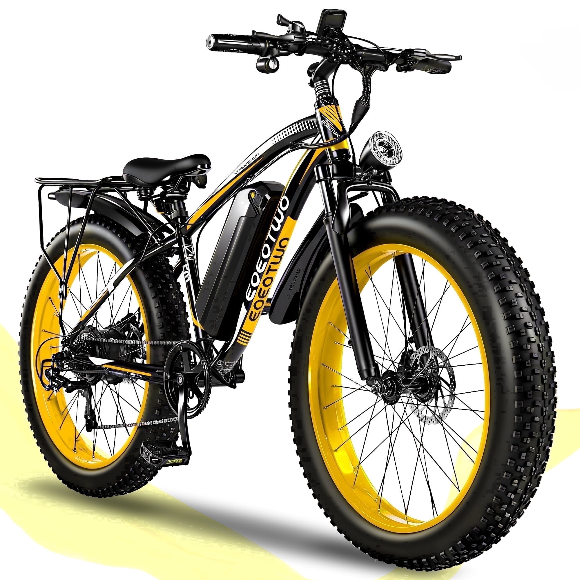 EOEOTWO 26'' Fat Tire Electric Mountain Bike for Adults, 1500W 48V 15Ah Battery, 60Miles Longe Range, 34MPH High-Speed Cruiser EBike, All-Terrain Bicycle with Front Suspension & LED Display - Walmart.com EOEOTWO 26'' Fat Tire Electric Mountain Bike for Adults, 1500W 48V 15Ah Battery, 60Miles Longe Range, 34MPH High-Speed Cruiser EBike, All-Terrain Bicycle with Front Suspension & LED Display - Walmart.com