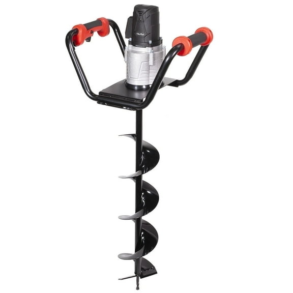 XtremepowerUS 1500W Electric Post Hole Digger Earth Auger, 6" Bit, Fence, Tree Planting, Posthole