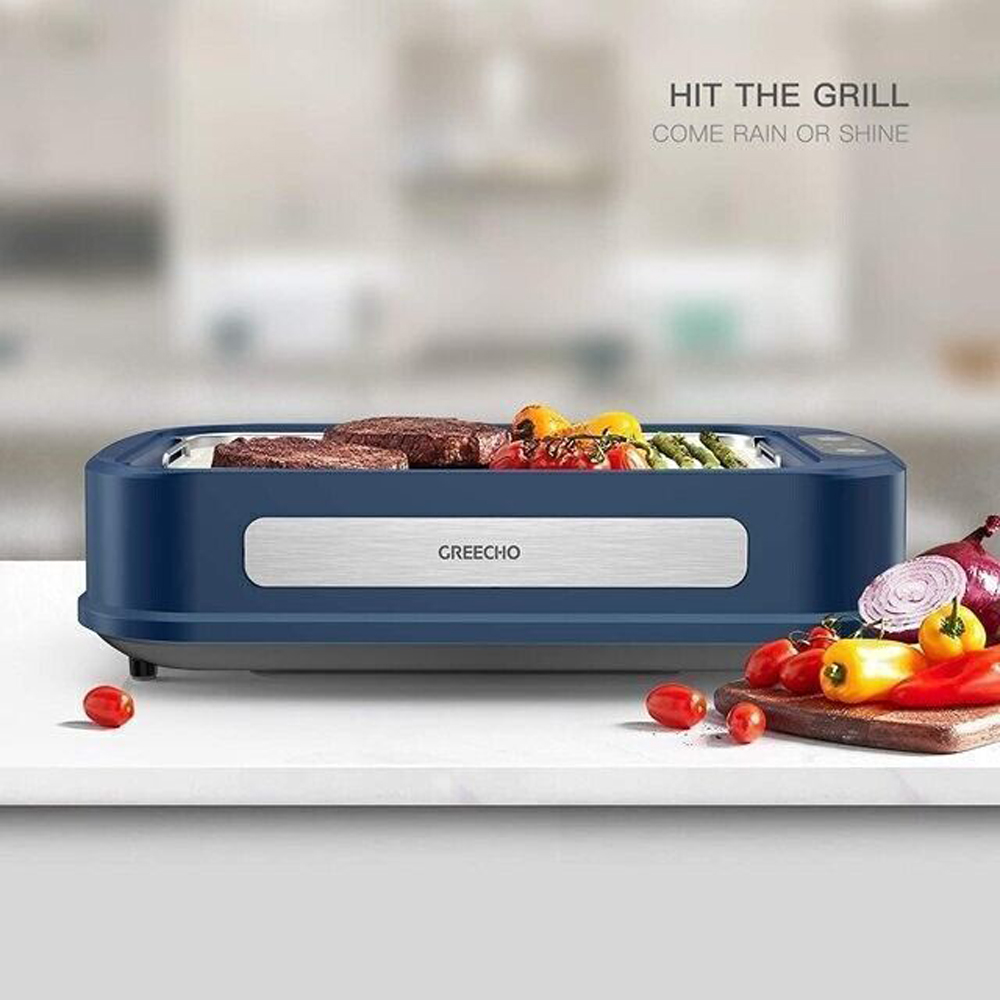 1500W Electric Smokeless Indoor Grill Portable NonSmoke Roaster