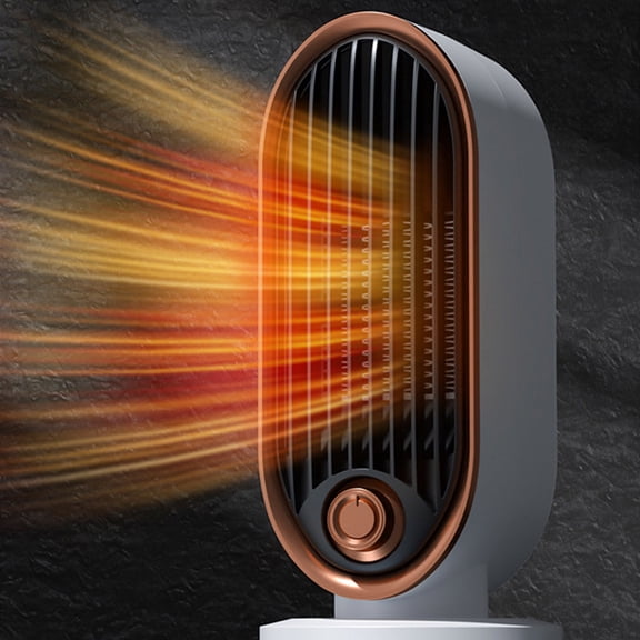 1500W Energy-Efficient Portable Electric Heater, Compact Ceramic Space Heater with Adjustable Thermostat, Desktop Heater Fan Tower, Ideal for Home, Office, Desk, and Floor Heating