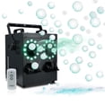 thumbnail image 1 of 1500W Fog Bubble Machine with 16 RGB LED Lights, 3 in 1 Smoke & Bubble Maker with 2 Fans, DMX & Remote Control, Fog, Bubble & Fog Bubble Modes for Halloween, Christmas, Birthday, Stage,Outdoor Partie, 1 of 9