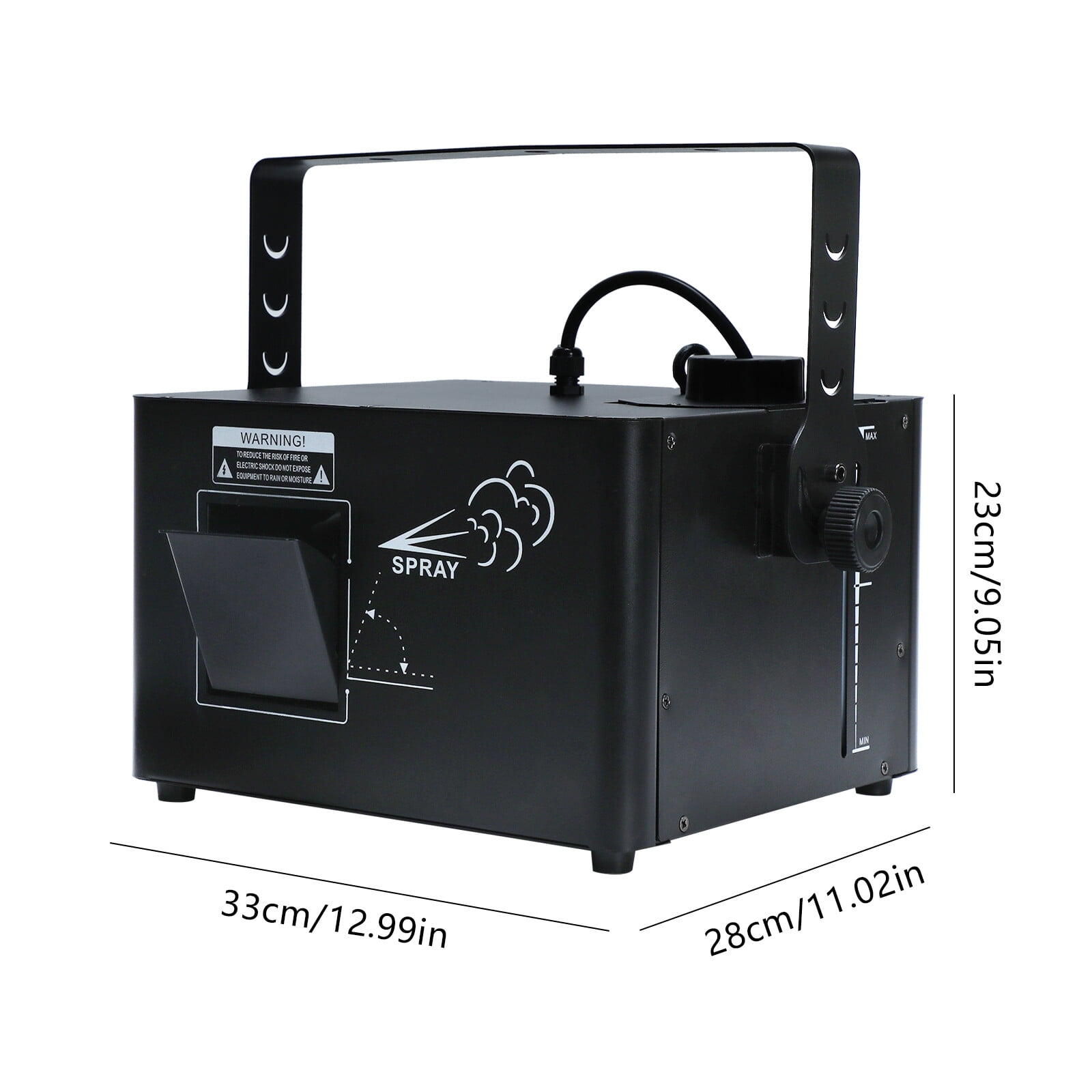 1500W Fog Machine Low Profile Hazer Haze Smoke Fog Machine for Stage Performances Bars KTVs Wedding Celebrations