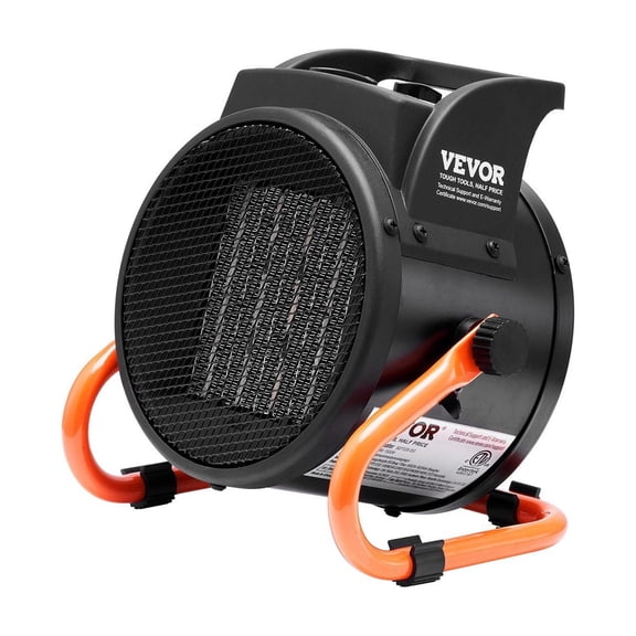1500W Greenhouse Heater with Thermostat,Fast Heating PTC Technology,Overheat Protection,3-Speed Small Heater for Grow Tents,Flower Rooms,and Workplaces