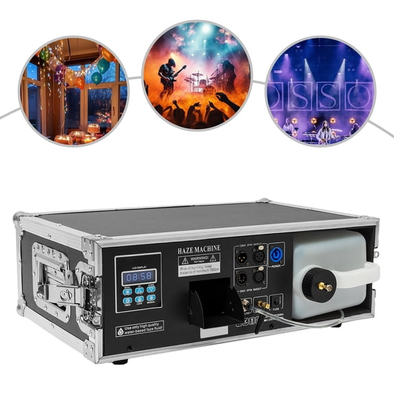 1500W Haze Machine, Smoke Machine, Portable Haze Machine Outdoor 3.5L