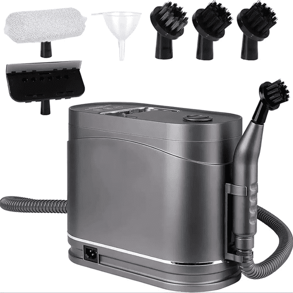 1500W High-Pressure Steam Cleaner with Dual Cleaning Modes - 1.2L Handheld Steam Machine - 360 All-Around Cleaning for Whole Home - 20-Second Quick Heat-Up