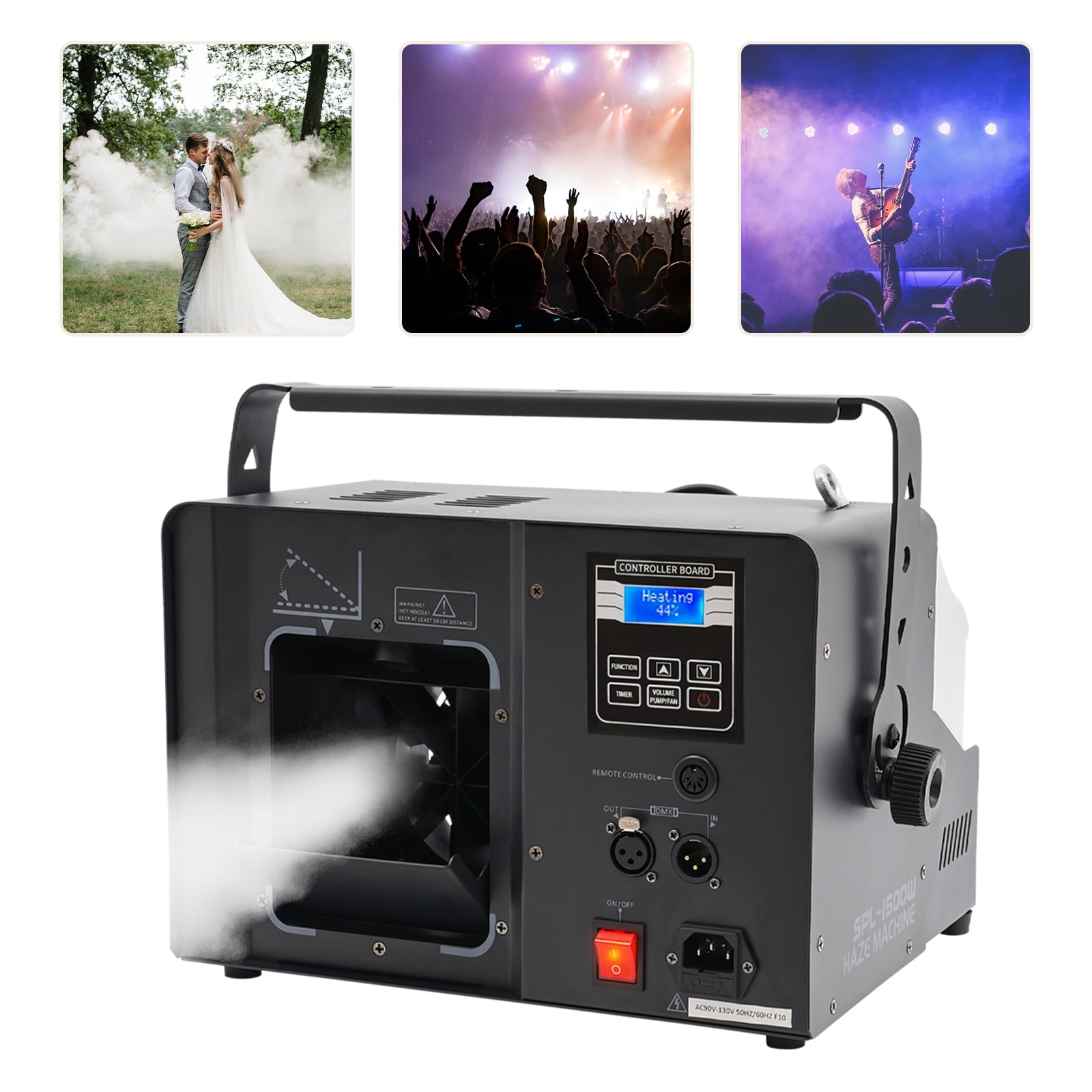 1500W Mist Machine, Fog Machine with Remote Control, Mist Machine