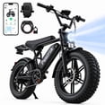 thumbnail image 1 of 28MPH Max Speed Electric Bike with 500LBS Max Weight, 750W Motor Ebike for Adults, Pescroa Electric Bikes for Adults, APP Control, E Bike, Adult Electric Bicycles with 65Mile Range, 1 of 9