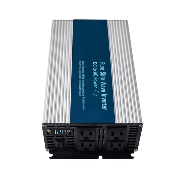1500W Pure Sine Wave Inverter Solar Power Supply 12V/24V DC To 110/220 AC ,Multiple Protections
