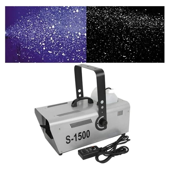 1500W Snow Machine Professional Stage DJ Party Snowflake Maker W/Controller