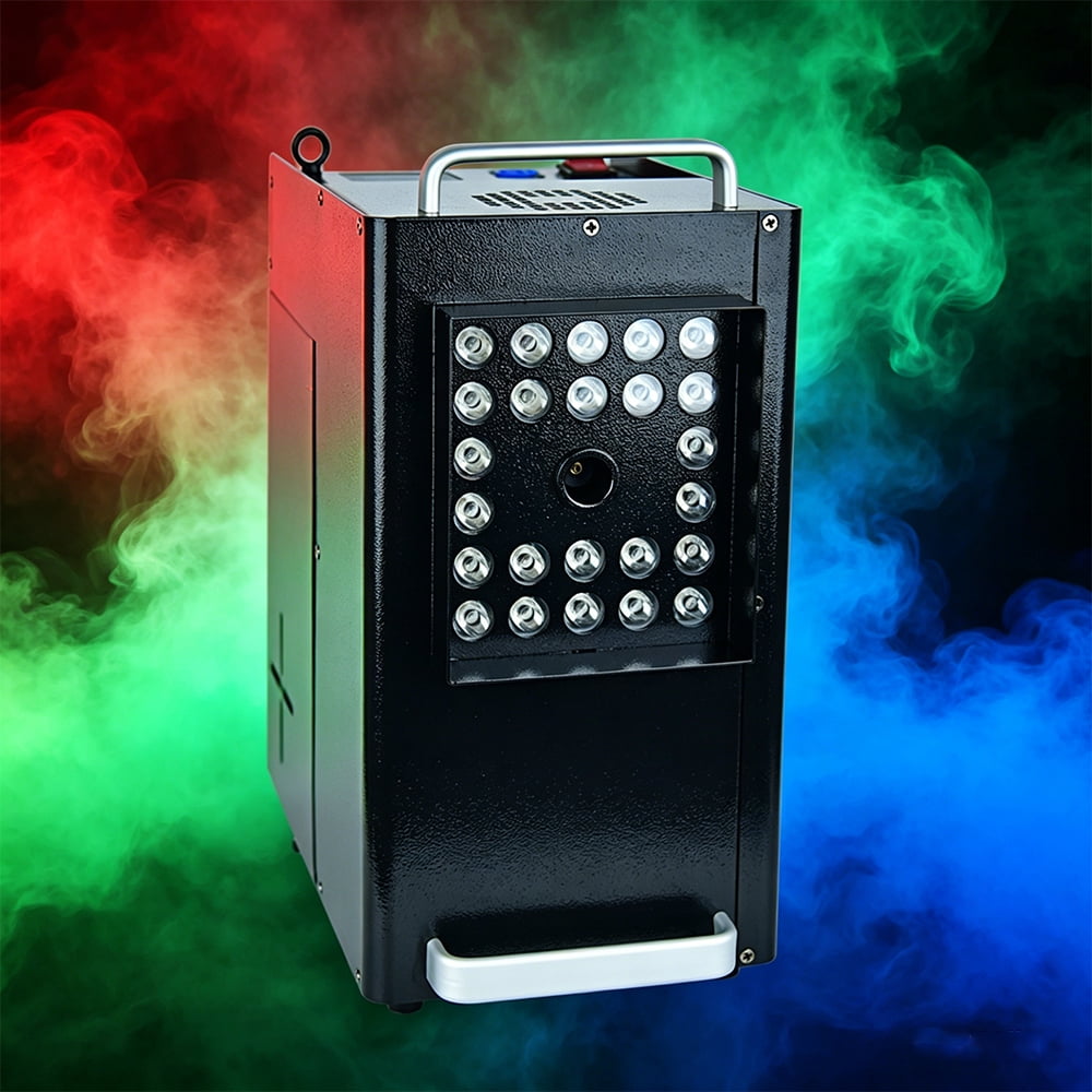 1500W Stage Fog Machine with DMX Remote Control with 24x3W RGB LED for Party Wedding Concert