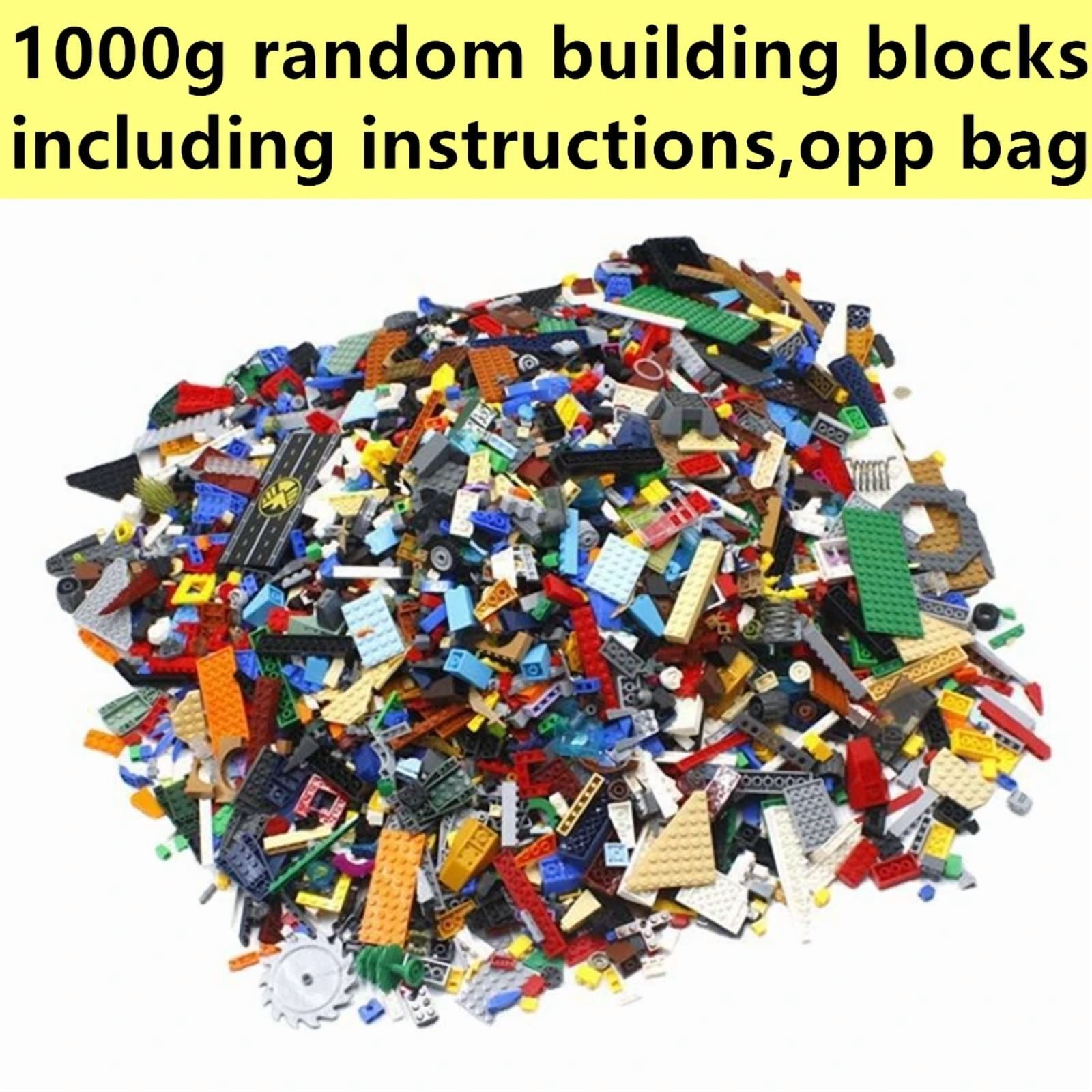1500g DIY MOC Random Assembly Building Blocks Bulk Basic Parts Classic ...