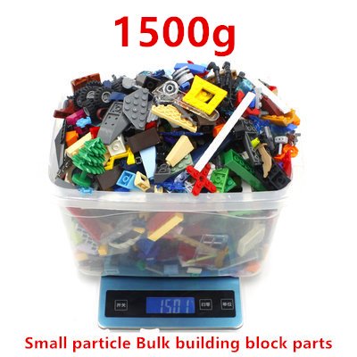 1500g DIY MOC Random Assembly Building Blocks Bulk Basic Parts Classic Model Bricks Creative City Sets Kid Educational Toys Gift